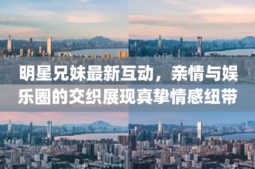 明星兄妹最新互動(dòng)，親情與娛樂(lè)圈的交織展現(xiàn)真摯情感紐帶