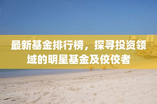 最新基金排行榜，探尋投資領(lǐng)域的明星基金及佼佼者
