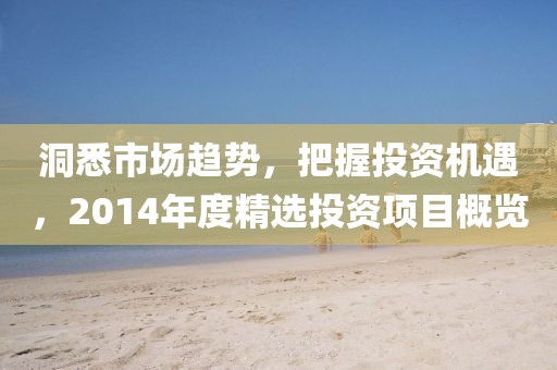 洞悉市場趨勢，把握投資機遇，2014年度精選投資項目概覽