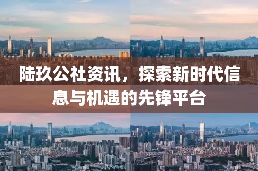 陸玖公社資訊，探索新時代信息與機遇的先鋒平臺