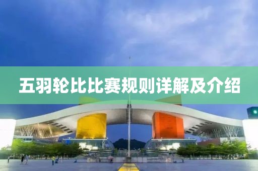 五羽輪比比賽規(guī)則詳解及介紹