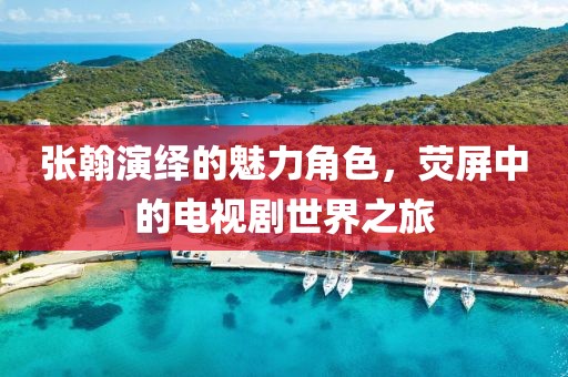 張翰演繹的魅力角色，熒屏中的電視劇世界之旅