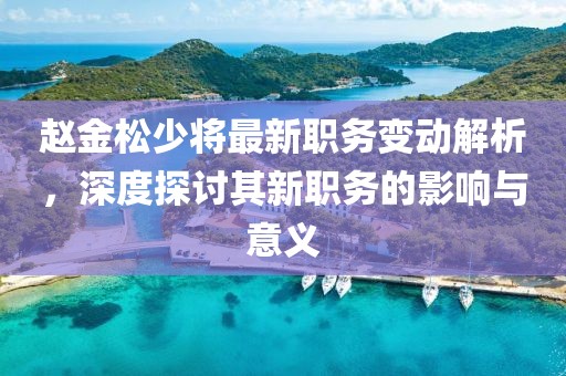 趙金松少將最新職務(wù)變動解析，深度探討其新職務(wù)的影響與意義