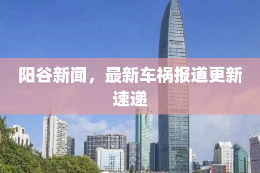 陽(yáng)谷新聞，最新車禍報(bào)道更新速遞