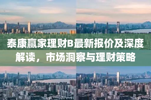 泰康贏家理財B最新報價及深度解讀，市場洞察與理財策略