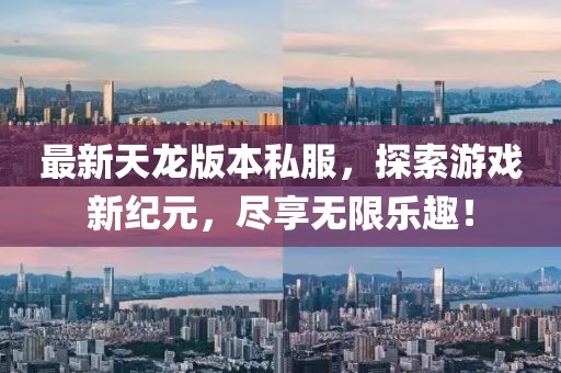 最新天龍版本私服，探索游戲新紀(jì)元，盡享無(wú)限樂(lè)趣！
