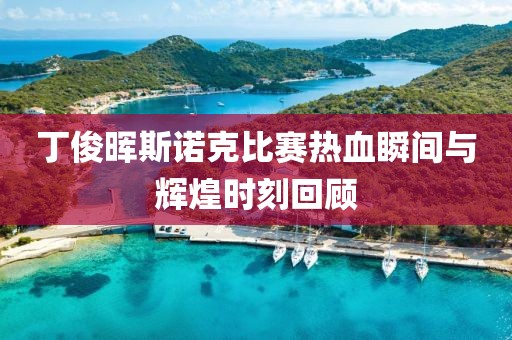 丁俊暉斯諾克比賽熱血瞬間與輝煌時(shí)刻回顧