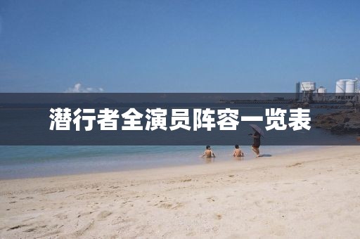 潛行者全演員陣容一覽表