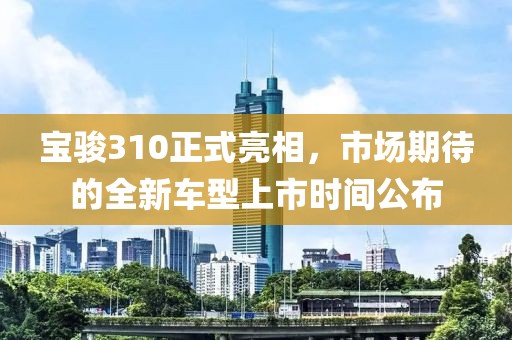 寶駿310正式亮相，市場(chǎng)期待的全新車型上市時(shí)間公布