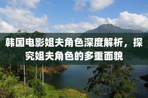 韓國電影姐夫角色深度解析，探究姐夫角色的多重面貌