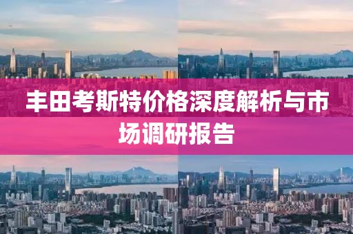 豐田考斯特價(jià)格深度解析與市場(chǎng)調(diào)研報(bào)告