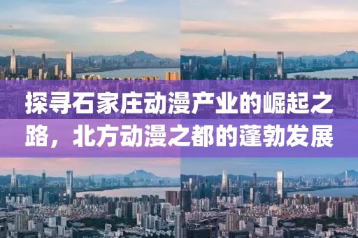 探尋石家莊動(dòng)漫產(chǎn)業(yè)的崛起之路，北方動(dòng)漫之都的蓬勃發(fā)展