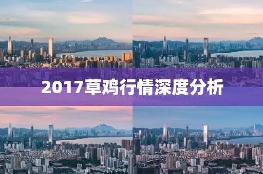 2017草雞行情深度分析