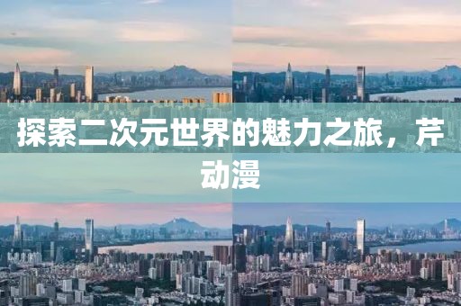 探索二次元世界的魅力之旅，芹動(dòng)漫