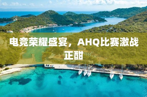 電競榮耀盛宴，AHQ比賽激戰(zhàn)正酣