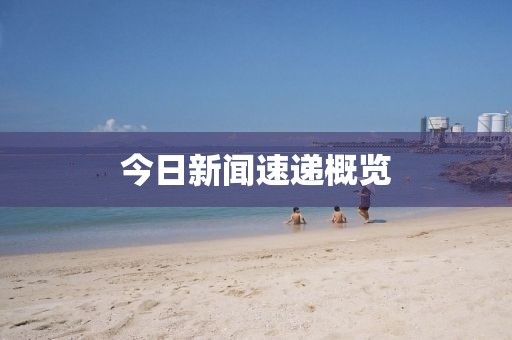 今日新聞速遞概覽