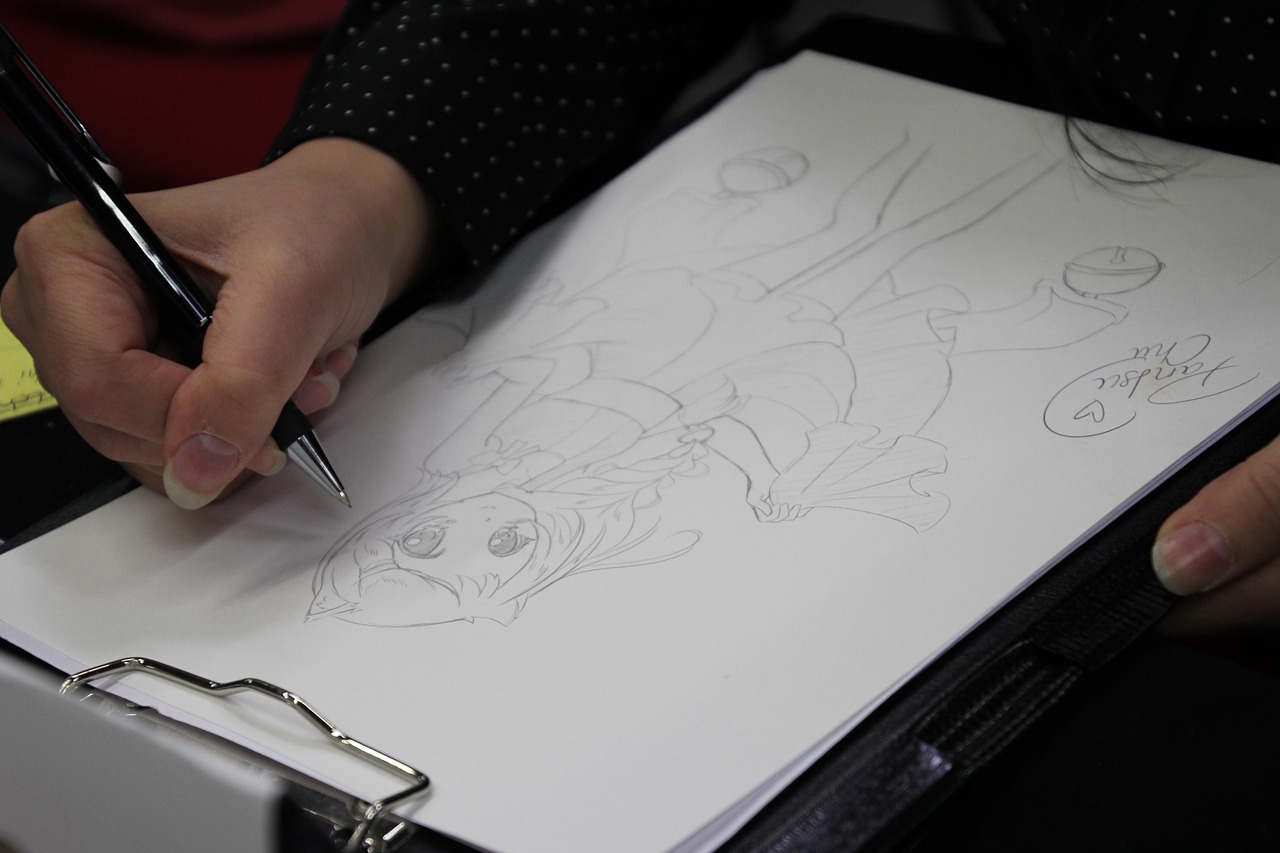 動(dòng)漫人物簡(jiǎn)筆畫(huà)，藝術(shù)與技巧的完美融合